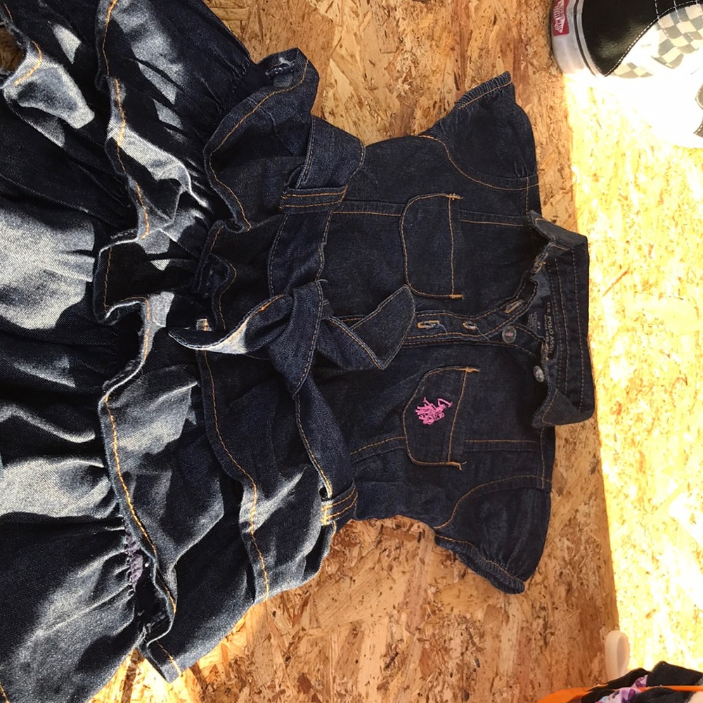denim dress